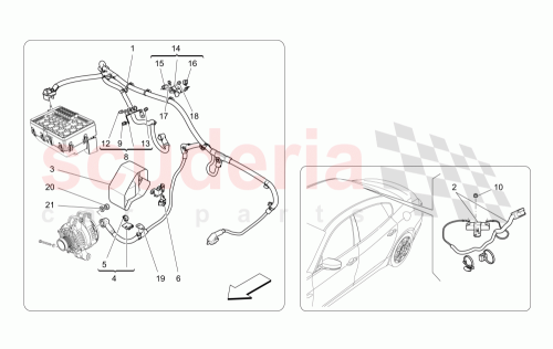 Part Diagram for Maserati 280460