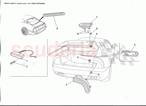 Part Diagram for Maserati 15956607