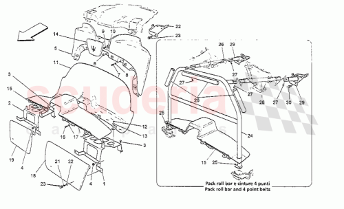 Part Diagram for Maserati 10876424