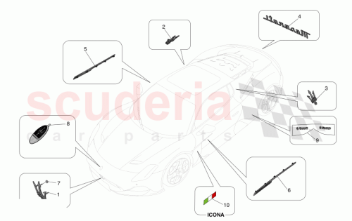 Part Diagram for Maserati 670314620