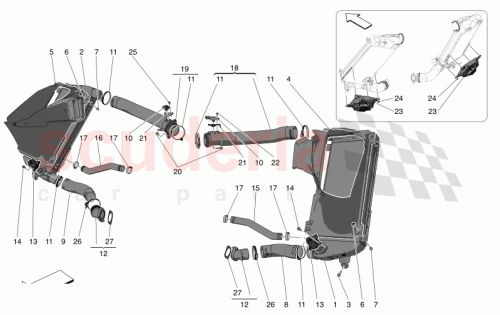 Part Diagram for Maserati 675001357