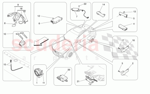 Part Diagram for Maserati 670010304