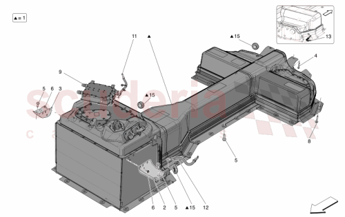 Part Diagram for Maserati 670159270