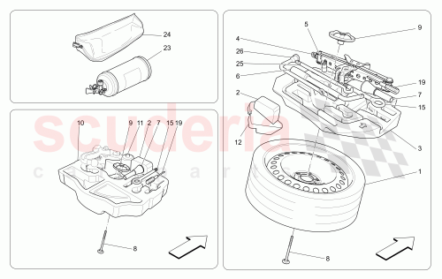 Part Diagram for Maserati 675000607