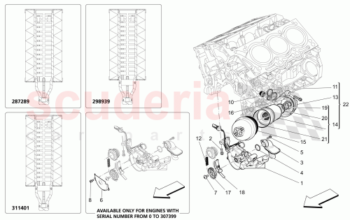 Part Diagram for Maserati 287289