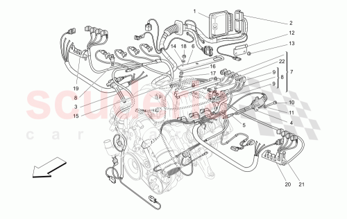 Part Diagram for Maserati 133902