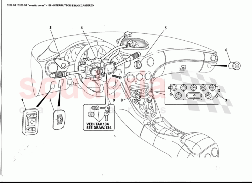 Part Diagram for Maserati 383300153