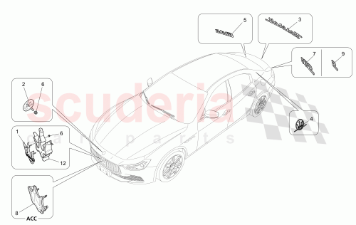 Part Diagram for Maserati 673008191