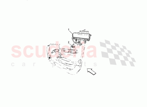 Part Diagram for Maserati 68868300