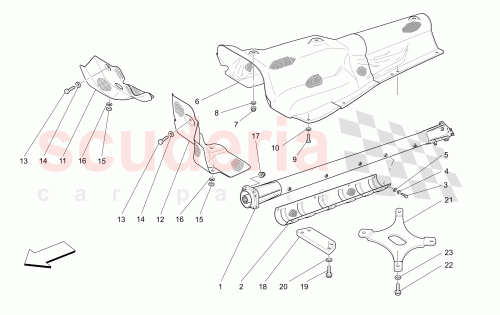 Part Diagram for Maserati 67497700