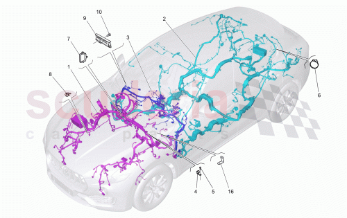 Part Diagram for Maserati 670101639