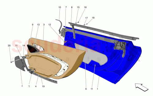 Part Diagram for Maserati 670265611
