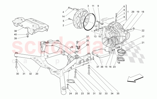 Part Diagram for Maserati 203060