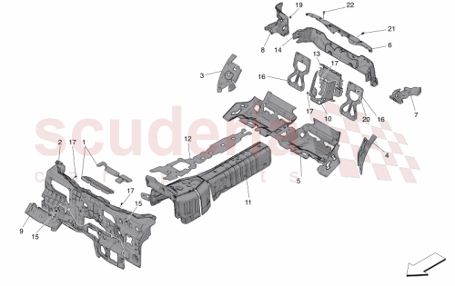 Part Diagram for Maserati 670221397