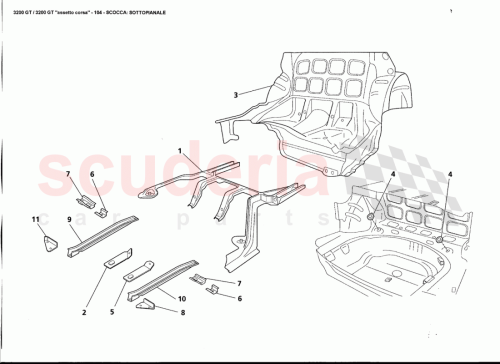 Part Diagram for Maserati 381300430