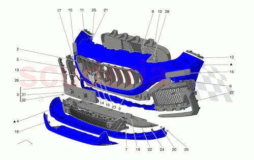 Part Diagram for Maserati 670120027