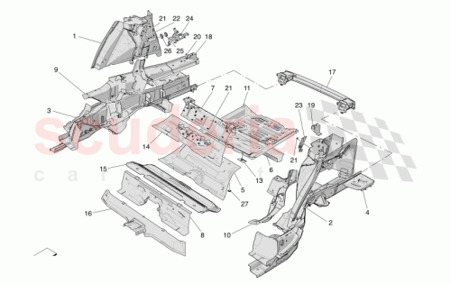 Part Diagram for Maserati 670299287