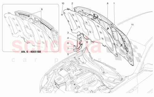 Part Diagram for Maserati 675000092