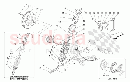 Part Diagram for Maserati 386601380