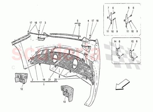 Part Diagram for Maserati 80269600