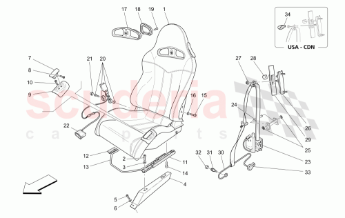 Part Diagram for Maserati 388100331