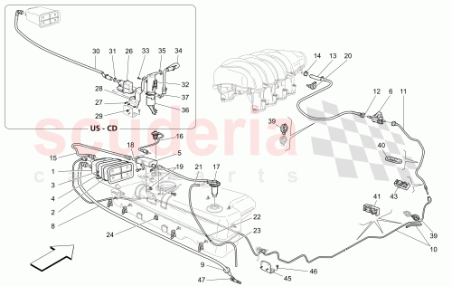 Part Diagram for Maserati 259923