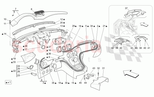 Part Diagram for Maserati 984180508