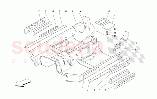 Part Diagram for Maserati 65962600
