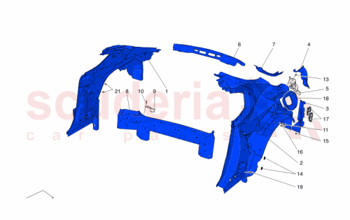 Part Diagram for Maserati 673015446