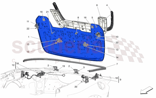 Part Diagram for Maserati 670221183