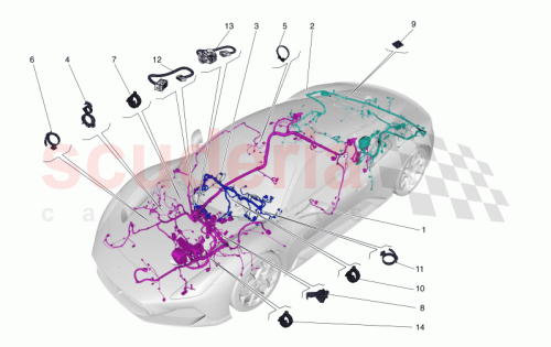 Part Diagram for Maserati 670219037
