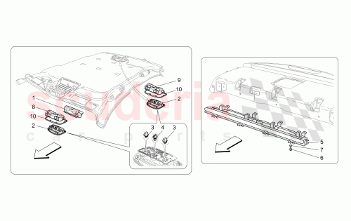 Part Diagram for Maserati 80183341