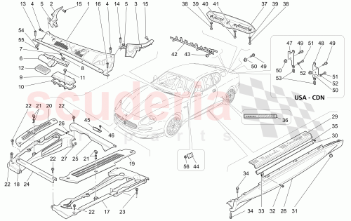 Part Diagram for Maserati 980138257