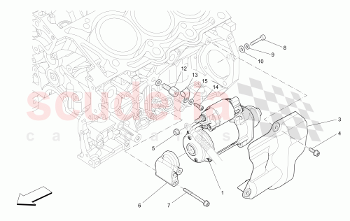 Part Diagram for Maserati 14076511