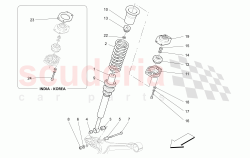 Part Diagram for Maserati 263103