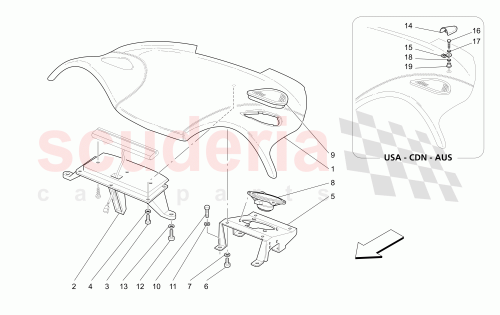 Part Diagram for Maserati 10977521