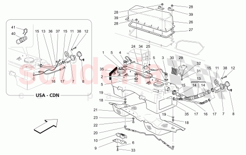 Part Diagram for Maserati 201363
