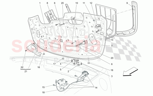 Part Diagram for Maserati 900028063
