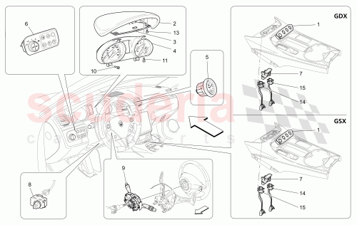 Part Diagram for Maserati 350630