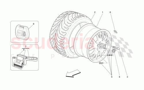 Part Diagram for Maserati 673007068