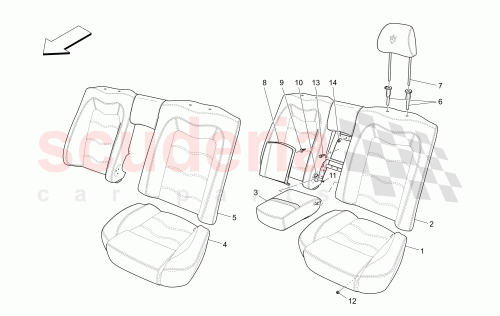 Part Diagram for Maserati 958093433