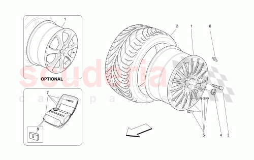 Part Diagram for Maserati 192149