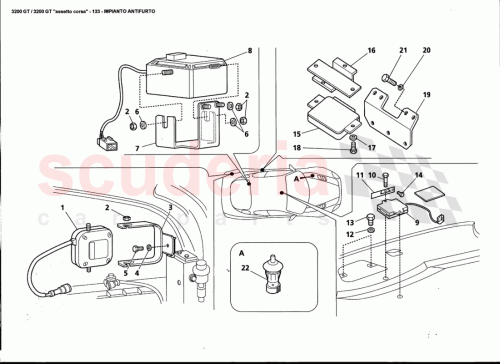Part Diagram for Maserati 383300016