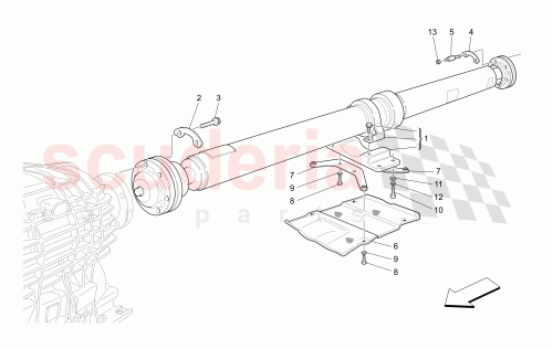 Part Diagram for Maserati 225157