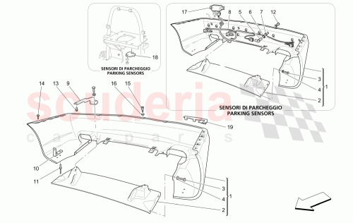 Part Diagram for Maserati 66605400