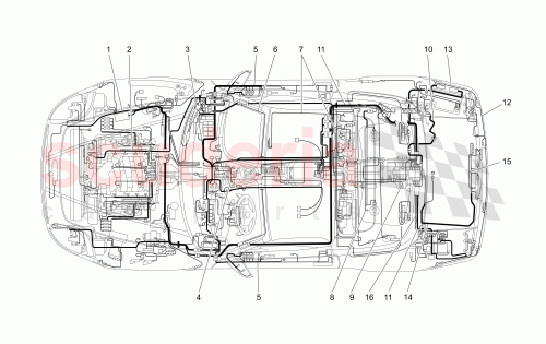 Part Diagram for Maserati 200540
