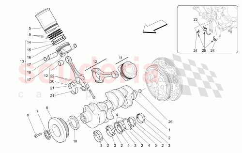 Part Diagram for Maserati 271408