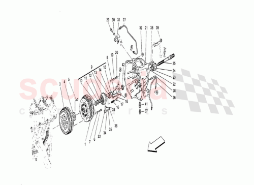 Part Diagram for Maserati 207451