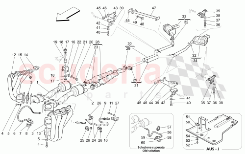 Part Diagram for Maserati 214443