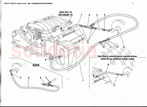 Part Diagram for Maserati 377490107